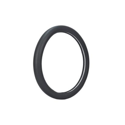 Husă volan perforată din imitație piele, mărimea M (37-38 cm), neagră