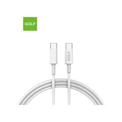 Cablu USB-C la USB-C 65W PD/QC, 1 m, alb (GC-81C)