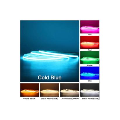 Bandă LED COB 8mm, 12V, alb rece, 5m, 12W/m (HH-C580)