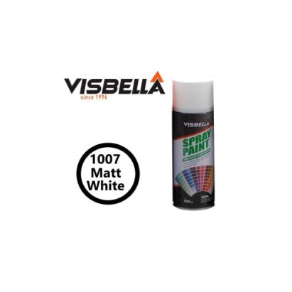 Spray vopsea Visbella alb mat 400 ml, uscare rapida si aderenta buna (1007)