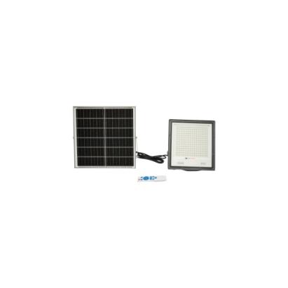 Proiector led de 200w cu panou solar 20W, baterie si telecomanda Cod: BK69712