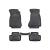 Set covorașe cauciuc tip tăviță pentru Audi A5 (2007–2016), negru, 4 piese