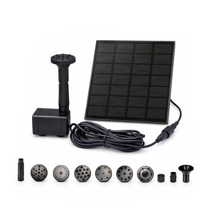 Fântână solară Leziter cu panou 11×11 cm, pompă 150 L/h și duze multiple