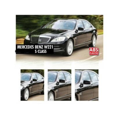 Capace oglinda tip Batman negru lucios pentru Mercedes S-Class W221 (2010–2013)