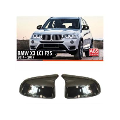 Capace oglinzi tip Batman negru lucios, compatibile BMW X3 F25/X4 F26/X5 F15/X6 F16