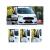 Capace oglinda tip Batman, negru lucios, compatibile Ford Courier 2018-2021 (set 2)