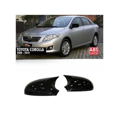 Capace oglindă tip Batman pentru Toyota Corolla E140 (2008–2010), negru lucios