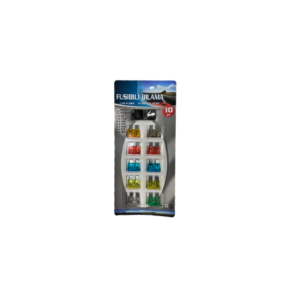 Set 10 sigurante auto cu clema tip NOVA T105 Zinc, 5A–30A pentru masina