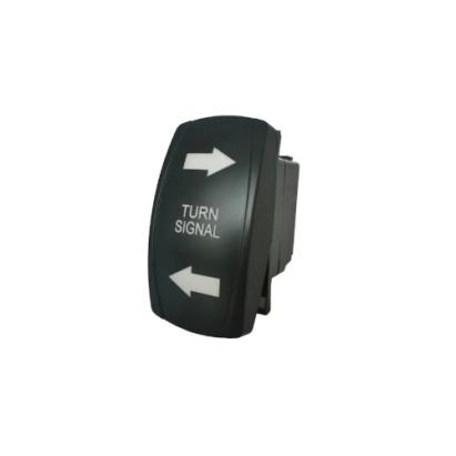 Întrerupător buton tip Rocket cu martor luminos, 12/24V, 5 pini (JB-S1)