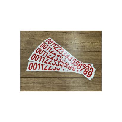 Set abtibilduri pentru numar de telefon, cu 16 cifre fiecare, Cod: TZ-123