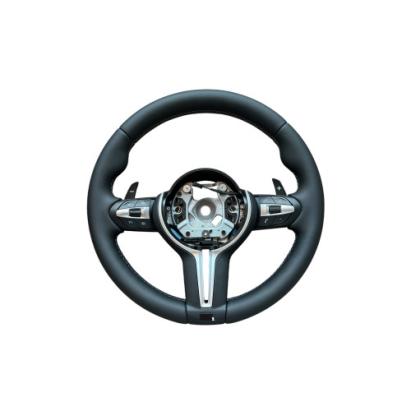 Volan sport piele compatibil cu modelele BMW Seria 1 F20,F21 Seria 2 F22,F23,F45,F87 Seria 3 F30,F31,F34 Seria 4 F32,F33,F36,F82,F83 X5 - F15 X3 - F25  Cod: OCH-09