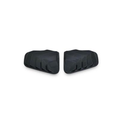 Ornamente protecție geam spate Dacia Duster I 2010–2018, ABS negru lucios