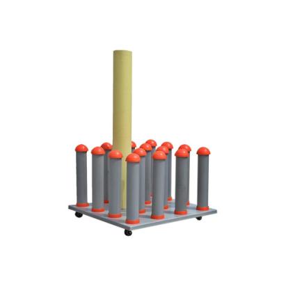 Stand de depozitare compatibil role folie/autocolant, capacitate 16 role, dimensiune 45x45cm Cod: DP-1645