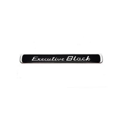 Ornament metalic auto Executive Black aluminiu crom cu negru Cod: EB-22