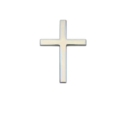 Ornament  metalic "CRUCE" Cromat 4.8cmx6.5cm Cod: JS-18