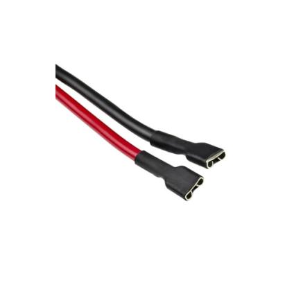 Papuci electrici mama 4.8 mm cu fir 12 cm, rosu/negru – conector rapid TLA172-4.8