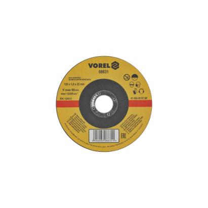 Disc abraziv pentru debitat metale 125X1X22mm Vorel Cod: 08631