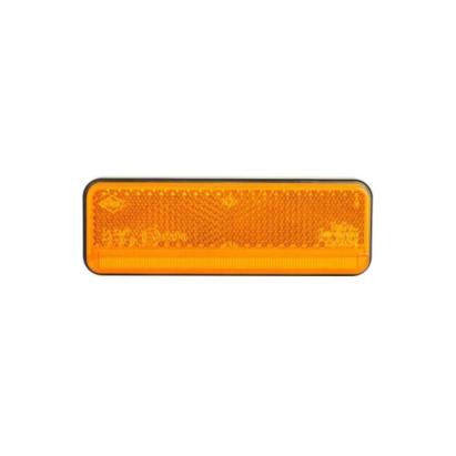 Lampă gabarit LED galbenă 102x35 mm, 12–24V, IP68, cablu 0,5 m (LD 2435)