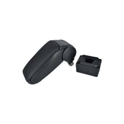 Cotieră auto neagră pentru Seat Leon 1M, ergonomic, montaj pe tunel central