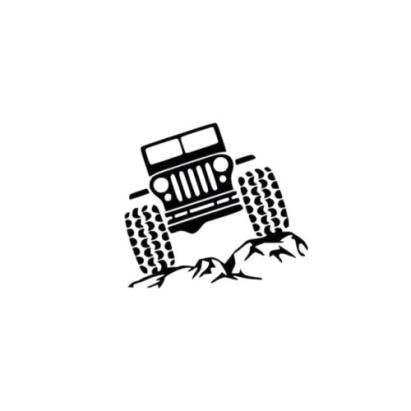 Abțibild auto 4x4 off-road, decorativ interior/exterior, 11x10 cm (J108-13-01)