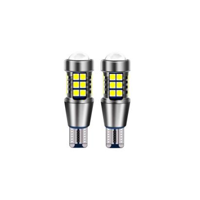 Set 2 becuri T15 27SMD 3030 Canbus 12V 800 lumen lumina alba Cod: HH021