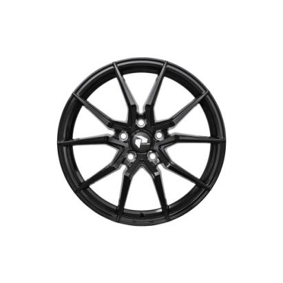 Set 4 jante aliaj PDW 15" 6,5J 4x100 ET36 negru lucios, CB 67,1 (55270)