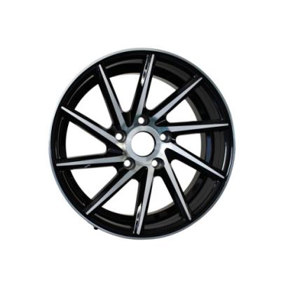 Set jante aliaj PDW 17x7.5 5x112 ET35, negru lucios cu polish, Model 1022L/R