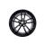 Set jante aliaj PDW 17x7.5 5x114.3 ET35, negru lucios, CB 67.1 (4 buc)