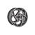 Set 4 jante aliaj PDW 19x8.5 5x120 ET35, negru polish, Model 4225
