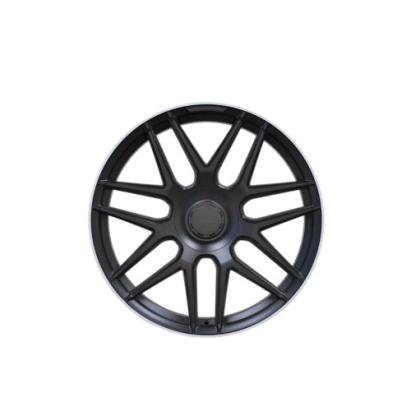 Jante aliaj PDW 22x10 5x130 pentru Mercedes Clasa G, negru cu margine argintie