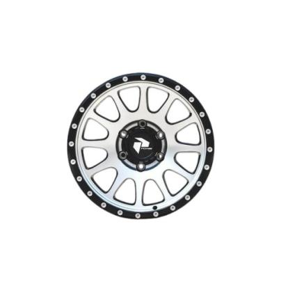 Set 4 jante aliaj PDW 4x4 16x8 5x139.7 ET0, negru cu polish, CB 110