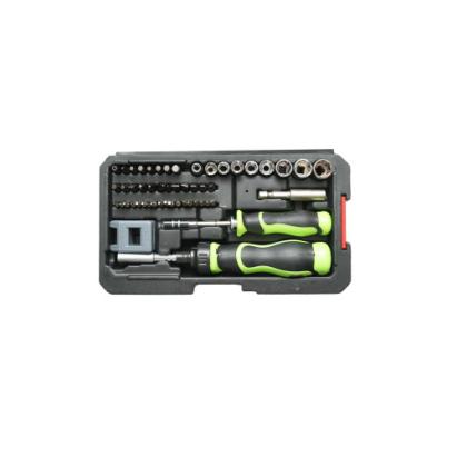 Trusa surubelnita cu biti si tubulare 5-13mm 51 piese Breckner Germany Cod: BK80628