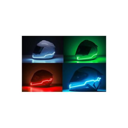 Kit lumini LED pentru cască, cu telecomandă cu fir, set 2 bucăți