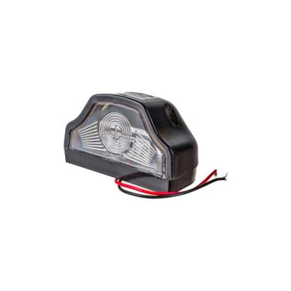 Lampă număr LED albă 12–24V pentru auto, rulotă și remorcă (14x01/14x02)