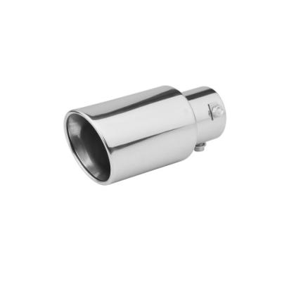 Ornament tobă inox universal cromat, diametru 76 mm, prindere cu șurub (A81)