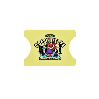 Racletă moale pentru colantare auto PPF 40A, galbenă 115×75 mm (CH-005-1)