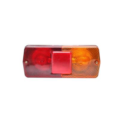Lampă stop spate 12V cu catadioptru integrat roșu/galben, 180×75×65 mm (DISCP54)