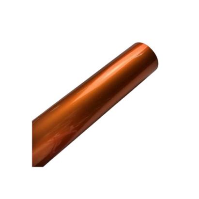 Folie auto autocolantă PET premium portocaliu Liquid Metal McLaren Volcano 1x1.52 m