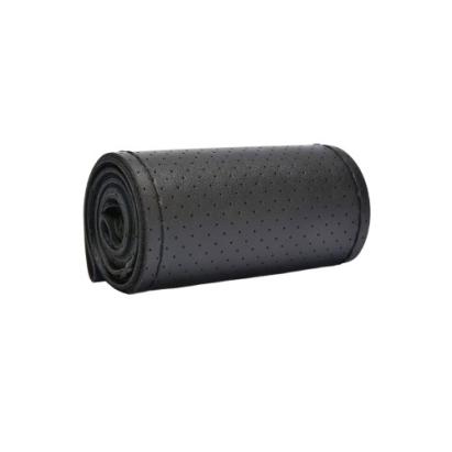 Husă volan premium din piele naturală bovină, perforată, mărimea M (38 cm) BOV-1463
