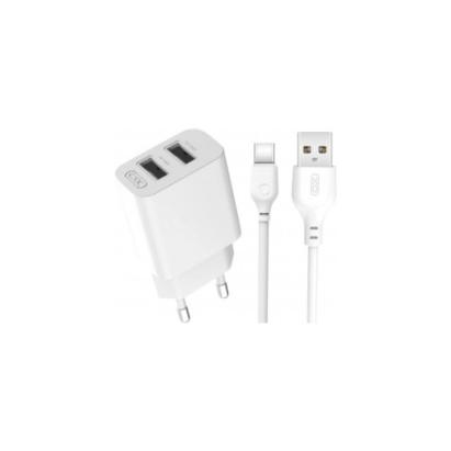 Încărcător de rețea USB 2.4A cu cablu USB Type-C, XO-L109C