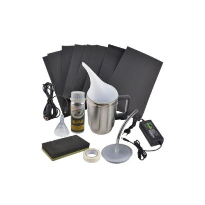 Kit restaurare faruri auto cu polimer lichid 600 ml, accesorii, 12V/220V