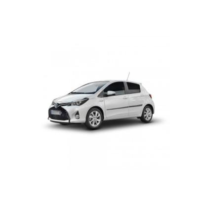 Set 4 bandouri protectie usi pentru Toyota Yaris 5 usi (2014-2016), negru satinat