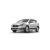 Set 4 bandouri protecție uși Suzuki SX4 S-Cross 2013+ (SUV), negru satinat, F-20