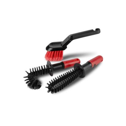 Set 3 perii pentru curatat jante auto, flexibile si cu maner lung