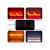 Set lampi spate LED 12-24V, 5 functii, semnal dinamic Neon Effect, 32x13 cm (ST0419)
