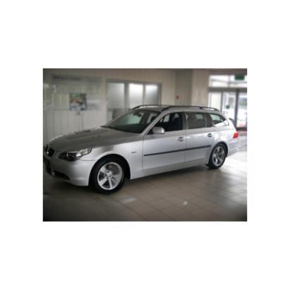 Set 4 bandouri protectie usi BMW Seria 5 Touring (E61) 2003–2009, negru satinat