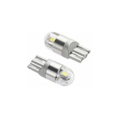 Set 2 becuri LED T10 2 SMD 3030 Canbus Alb 24V Cod: HL
