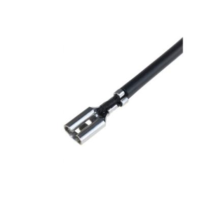 Fir claxon negru universal pentru instalații electrice auto, cu conector