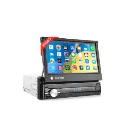 Radio 1DIN Android cu ecran retractabil 7 inch, 2+64G, Wireless Carplay Android Auto BT WiFi GPS  Cod: A3039