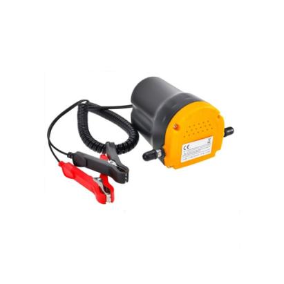 Pompa electrica portabila pentru ulei si motorina 12V 80W, cu cleme baterie (T8031)